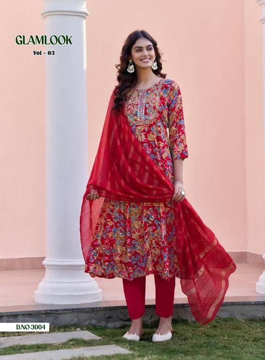 Diya glamlook vol 3 Kurti wholesale market